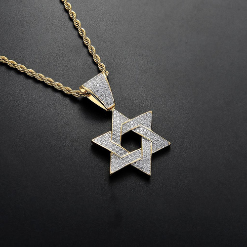Collar Con Colgante De Seis Estrellas De Circonita Cúbica