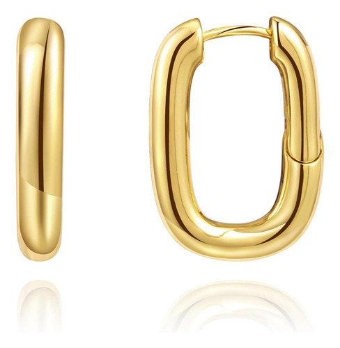 Pendientes De Aro De Oro Para Mujer A La Moda, Pendientes En