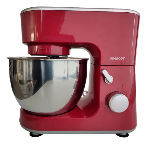 Batidora Planetaria Peabody Bm102 1000w 4lt 6vel Color Rojo Frecuencia 50 Hz/60 Hz