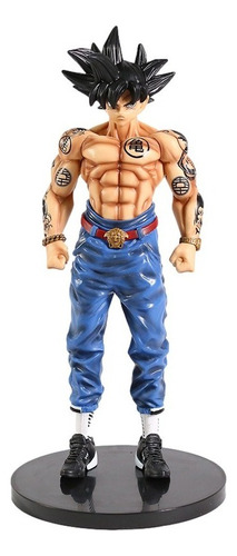 Action Figure Dragon Ball Goku Tatoo Tatuado Gk Collectible