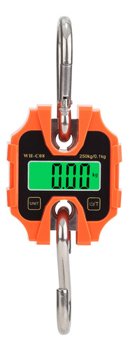 Báscula Portátil Electrónica 250kg Lcd Retroiluminada Kg Lb