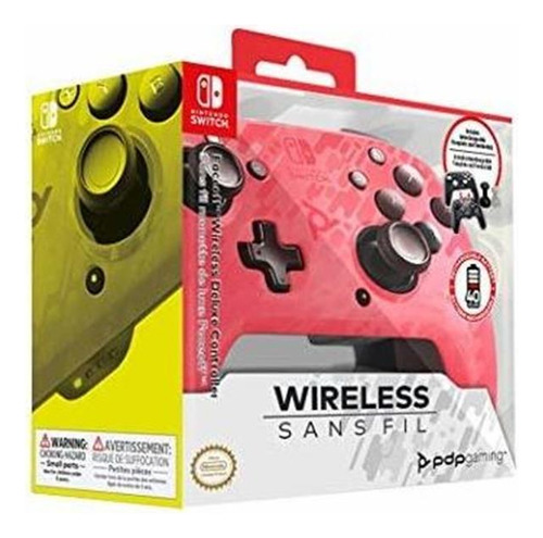 Pdp Nintendo Switch Faceoff Wireless Deluxe Controller - Pin