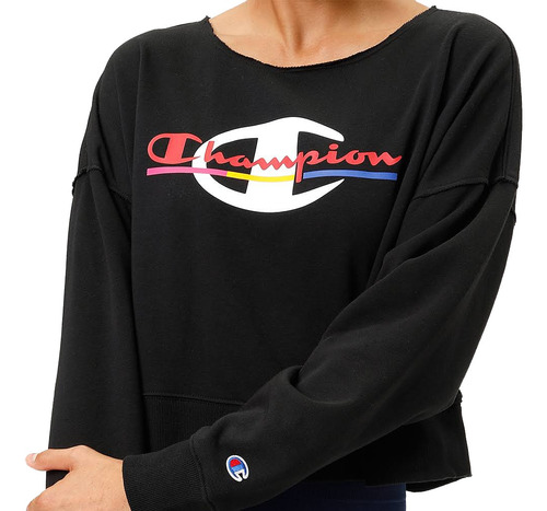 Champion Sweater Campus French Terry Crew Dama 100% Original