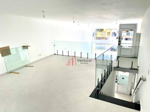 Salão Para Alugar, 300 M² - Anália Franco - São Paulo/sp - Sl0184