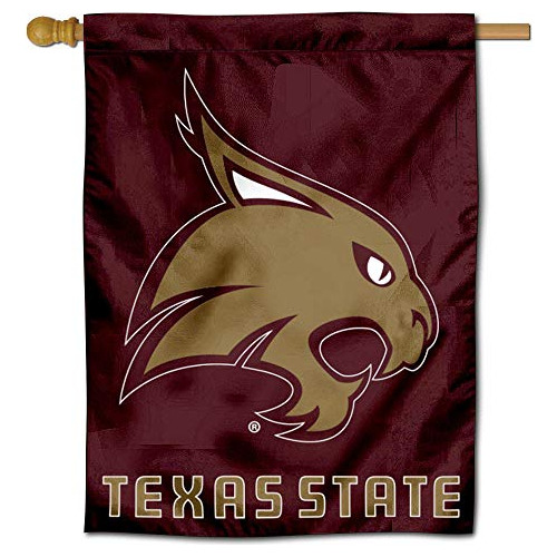 Bandera Doble De Universidad Estatal De Texas Bobcats