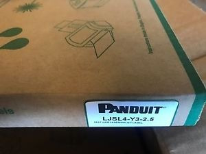 Panduit Ljsl4-y3-2.5 Self-lam Label For Utp Cable 2500/paq
