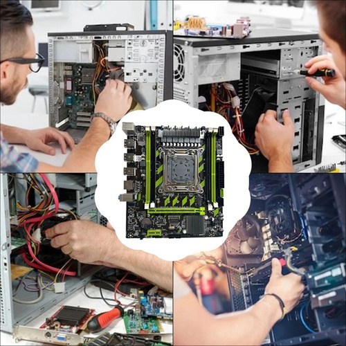 Placa Base De Juego X79g Lga2011+cpu E5 2670 V2+grasa Térmic