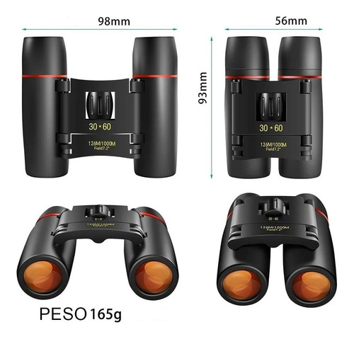 Imagen 3 de 9 de Binocular Largavista Prismático Kushiro Mini Bc-30x60