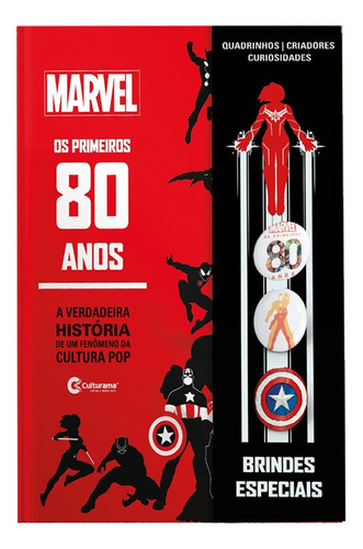 Livro Marvel - Os Primeiros 80 Anos - A Verdadeira História