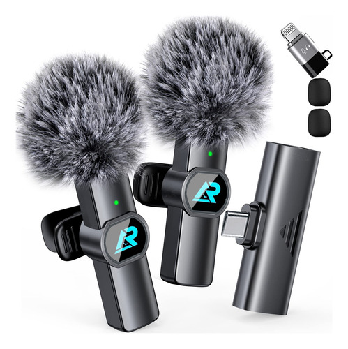 Micrófono Lavalier Para iPhone 2 Mini Microfono Inalambrico