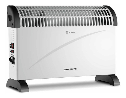 Imagen 1 de 7 de Convector Eléctrico Ken Brown Kb-18 2000 Watts 3 Niveles