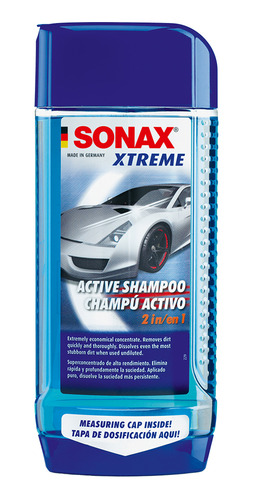 Shampoo Super Concentrado 2 En 1 Auto Elimina Manchas Sonax