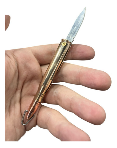 Llavero Bala Navaja Replica Calibre 7,62 Dorado