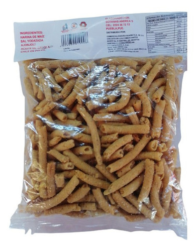 Botana Churrito Salado Con 250 Gr Deliciosos, 20 Piezas