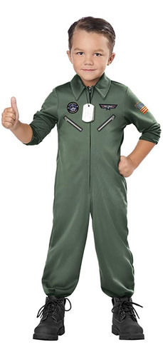 California Costumes Disfraz Unisex Jr. Jet Pilot Para Niños