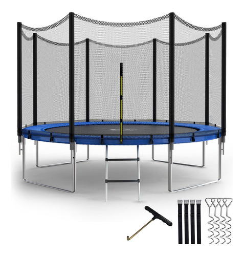 Simple Deluxe Trampolín Para Niños Con Caja De Seguridad