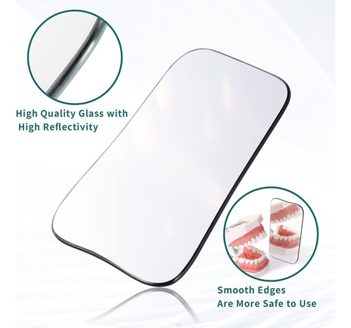 5 Pack Espejo Intraoral Dental Profesional Oclusal Reflector