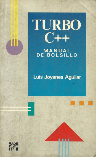 Libro Turbo C++: Manual De Bolsillo, Editorial Mcgraw-hill