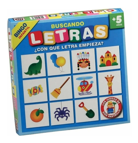 Juego De Mesa Buscando Letras Infantil Ruibal Bingo Mca