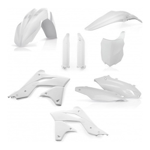 Kit Plasticos Cachas Acerbis Full Kaw Kxf 250 13/16 Blanco ®