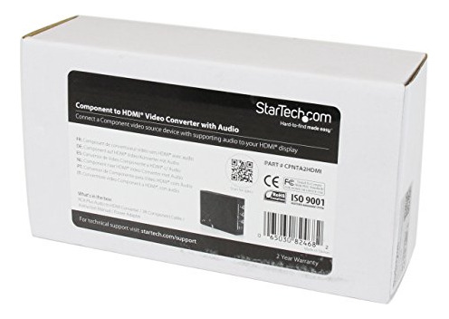 Convertidor De Video Hdmi Con Audio Para Componente -