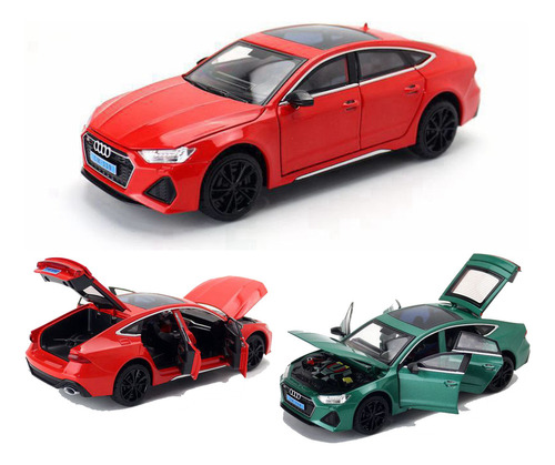 Audi Rs7 Sportback Miniatura Metal Car Con Luz Y Sonido 1/24