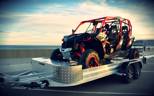 Alutrail Trailer Aluminio Utv Canam X3 1.85 X 3.40 Un Eje