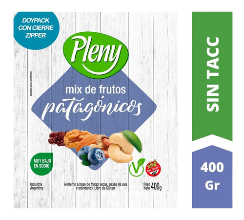 Mix De Frutas Secas Patagónicas X 400 G - Sin Tacc