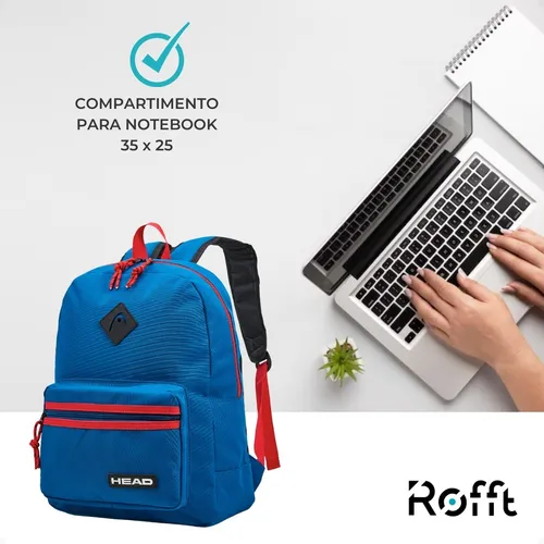 Mochila Hombre Mujer Head Porta Notebook Original Deportiva