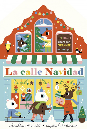 Livro Fisico -  La Calle Navidad. Libro Acordeón