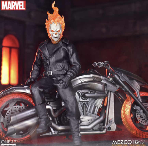 Ghost Rider Hell Cycle Set 1/12 Marvel Mezco Toys Original