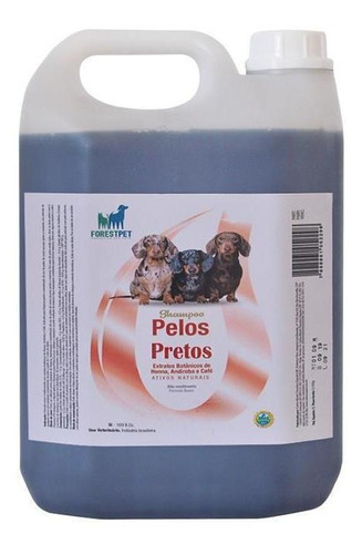 Shampoo Pelos Pretos Forest Pet 5 Litros