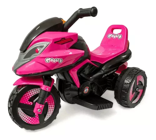 Mini Moto Motinha Infantil Elétrica 6v Frente e Ré Branca