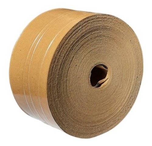 5   Fita Gomada Papel Kraft 80mm Com Reforço 1kg Embalagem