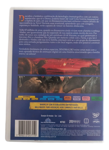 Dvd Dinossauro (Usado)