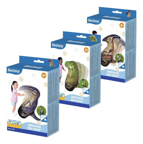 Saco De Boxeo Inflable Bestway Dinosaurio
