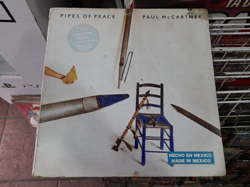 Lp Paul Mccartney Pipes Of Peace En Acetato,long Play