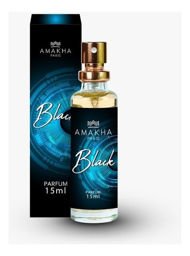Black Perfume Masculino 15 Ml - Amakha Paris