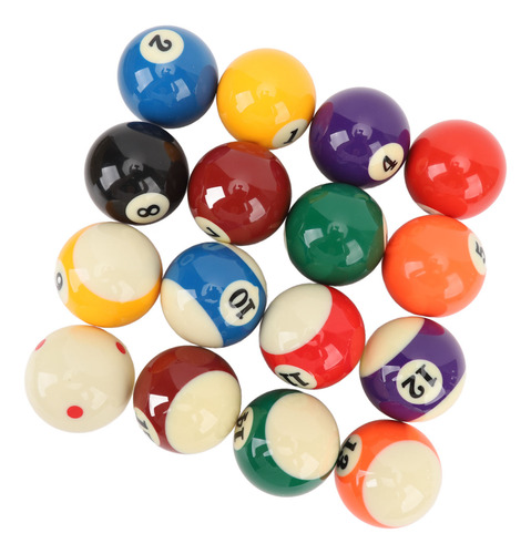Juego De Pelotas De Billar, 16 Piezas, Resina De Billar, 2.2