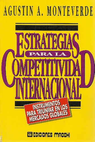 Libro Estrategia Para La Competitividad Internacional De Agu