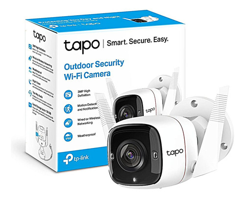 Tplink Tapo Tc65 Nuevo Camara Seguridad Wifi Exteriores 3mp 