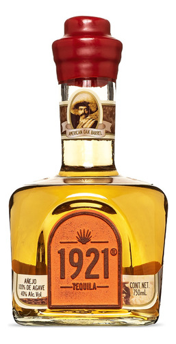 Tequila 1921 Añejo 40% Alc. Vol. 750ml.