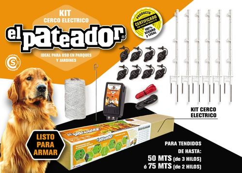 Electrificadores De Cercas Para Mascotas Kit Completo