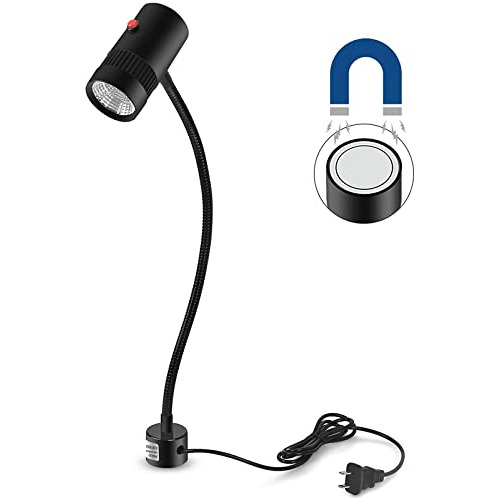 Luz Led Magnética Flexible Trabajo Cuello De Ganso Fle...