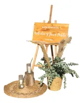 Comprar Combo Ambientación Eventos Base Cartel Bienvenida Boda 15