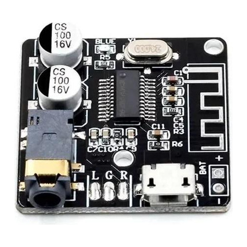 Mini Modulo Placa Receptor Bluetooth 5.0 Áudio Mp3 Som