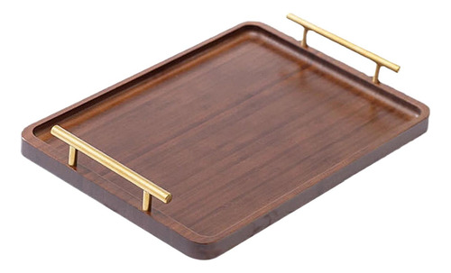Bandeja De Madera Para Servir, Bandeja Para Mesa De 40x30cm