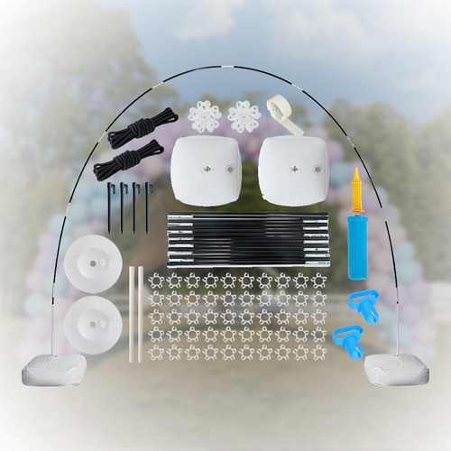 Kit De Soporte Para Arco De Globos Con Bolsa Rellenable De A