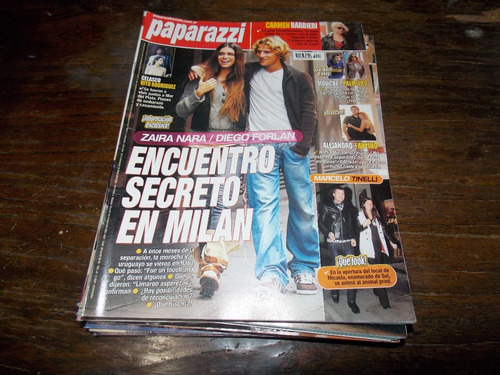 Revista Paparazzi 550 Zaira Forlan Farro Repetto 26/5/12