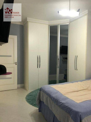 Imagem 21 de 30 de Sobrado Com 4 Dormitórios À Venda, 204 M² Por R$ 852.000,00 - Parque Novo Oratório - Santo André/sp - So0636